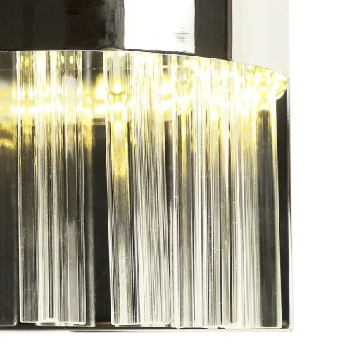 Бра Нимб LED LAMPS 81101/1W Natali Kovaltseva прозрачный на 1 лампа, основание хром в стиле современный  фото 4